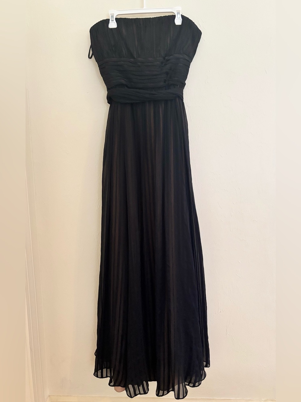 bcbg black formal dress BCBGMaxAzria | Dresses | Maxazria Silk Strapless Gown Sash Sz Fairy Whimsigoth cocktail bcbg dresses
